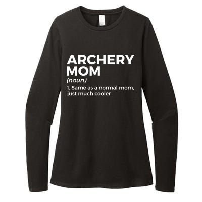 Funny Archery Mom Definition Gift Womens CVC Long Sleeve Shirt