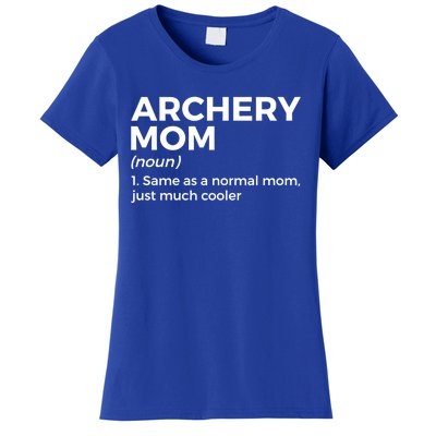 Funny Archery Mom Definition Gift Women's T-Shirt