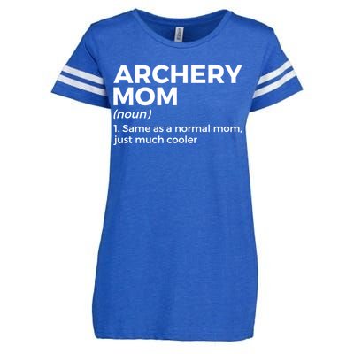 Funny Archery Mom Definition Gift Enza Ladies Jersey Football T-Shirt