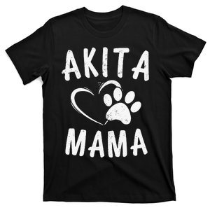 Fun Akita Mama Gift Pet Lover Apparel Dog Akita Mom T-Shirt