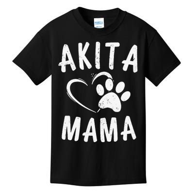 Fun Akita Mama Gift Pet Lover Apparel Dog Akita Mom Kids T-Shirt