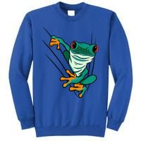 Frog Animal Motif Animal Print Frog Sweatshirt