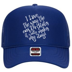 Funny Astronomy Meme National Astronomy Day Funny Gift High Crown Mesh Back Trucker Hat