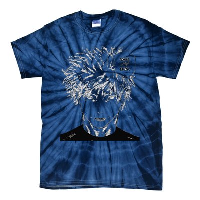 Funny Anime Meme Nah ID Win Reference Gojo Tie-Dye T-Shirt