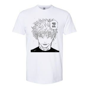 Funny Anime Meme Nah ID Win Reference Gojo Gift Softstyle CVC T-Shirt