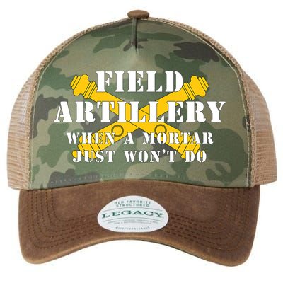 Field Artillery Mortar Won't Do United States Army Veteran Legacy Tie Dye Trucker Hat