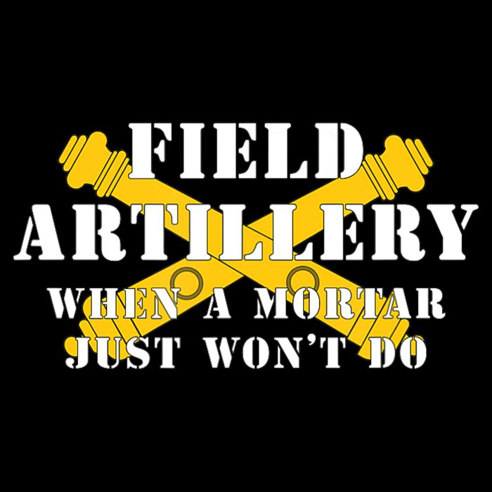 Field Artillery Mortar Won't Do United States Army Veteran Stripe Pom Pom Beanie