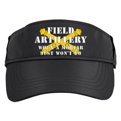 Field Artillery Mortar Won't Do United States Army Veteran Adult Drive Performance Visor