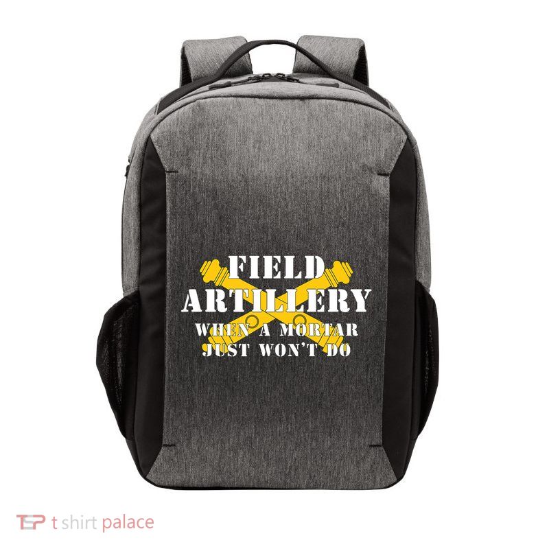 Field Artillery Mortar Won't Do United States Army Veteran Vector Backpack