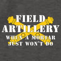 Field Artillery Mortar Won't Do United States Army Veteran Vector Backpack