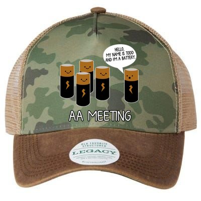 Funny Aa Meeting. Hi! My Name Is Todd And IM A Battery Legacy Tie Dye Trucker Hat