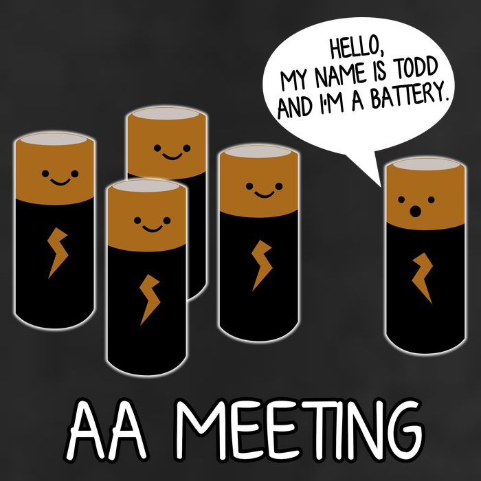 Funny Aa Meeting. Hi! My Name Is Todd And IM A Battery 15oz Campfire Ceramic Mug