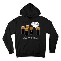 Funny Aa Meeting. Hi! My Name Is Todd And IM A Battery Tall Hoodie
