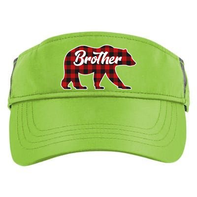 Family Christmas Matching Plaid Brother Bear Adult Drive Performance Visor