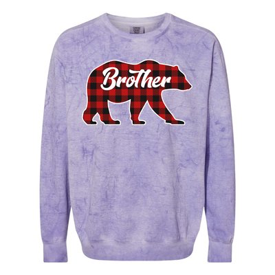 Family Christmas Matching Plaid Brother Bear Colorblast Crewneck Sweatshirt