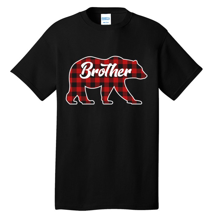 Family Christmas Matching Plaid Brother Bear Tall T-Shirt