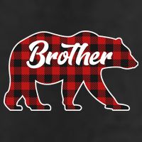 Family Christmas Matching Plaid Brother Bear Beanie