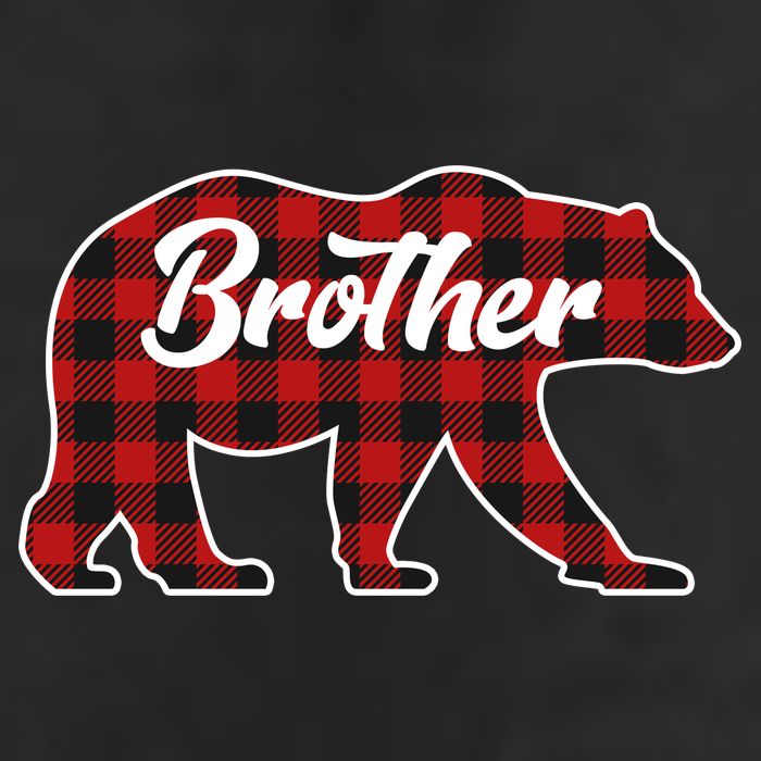 Family Christmas Matching Plaid Brother Bear Beanie