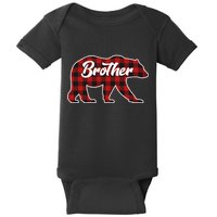 Family Christmas Matching Plaid Brother Bear Baby Bodysuit