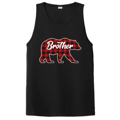 Family Christmas Matching Plaid Brother Bear PosiCharge Competitor Tank