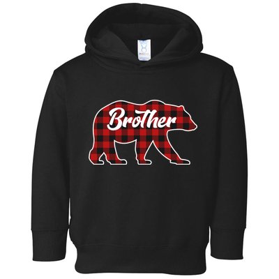 Family Christmas Matching Plaid Brother Bear Toddler Hoodie