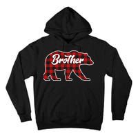 Family Christmas Matching Plaid Brother Bear Tall Hoodie