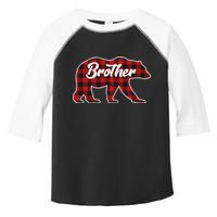 Family Christmas Matching Plaid Brother Bear Toddler Fine Jersey T-Shirt