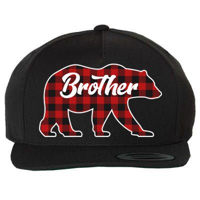 Family Christmas Matching Plaid Brother Bear Wool Snapback Cap