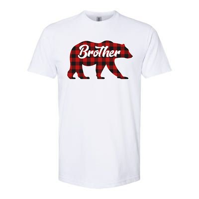 Family Christmas Matching Plaid Brother Bear Softstyle® CVC T-Shirt