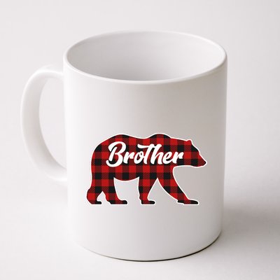 Family Christmas Matching Plaid Brother Bear Coffee Mug