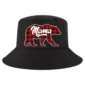 Family Christmas Matching Plaid Mama Bear Cool Comfort Performance Bucket Hat