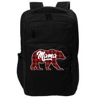 Family Christmas Matching Plaid Mama Bear Impact Tech Backpack