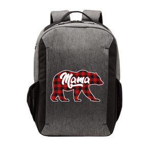 Family Christmas Matching Plaid Mama Bear Vector Backpack