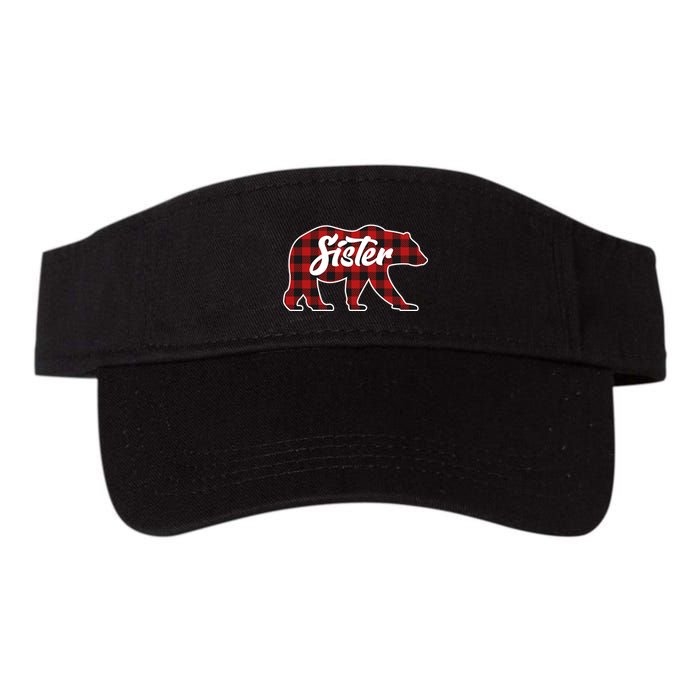 Family Christmas Matching Plaid Sister Bear Visor