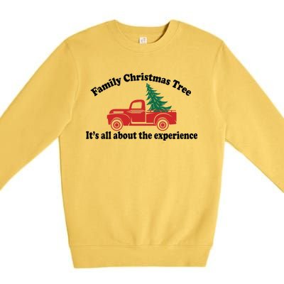 Family Christmas Tree Premium Crewneck Sweatshirt