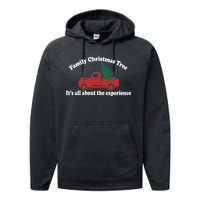 Family Christmas Tree Performance Fleece Hoodie