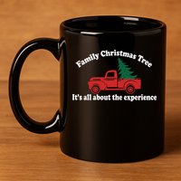 Family Christmas Tree 11oz C Handle Ceramic Mug