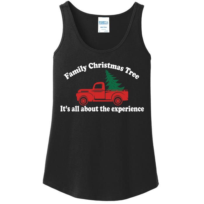 Family Christmas Tree Ladies Essential Tank