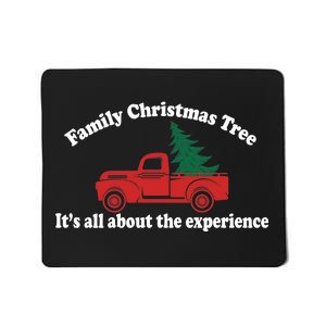 Family Christmas Tree Mousepad