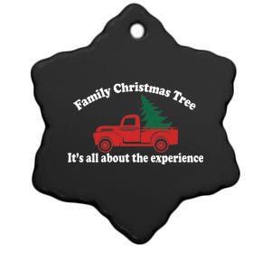 Family Christmas Tree Ceramic Star Ornament