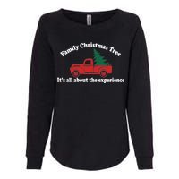 Family Christmas Tree Womens California Wash Sweatshirt