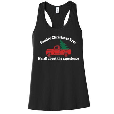 Family Christmas Tree Women's Racerback Tank