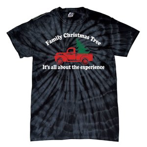 Family Christmas Tree Tie-Dye T-Shirt