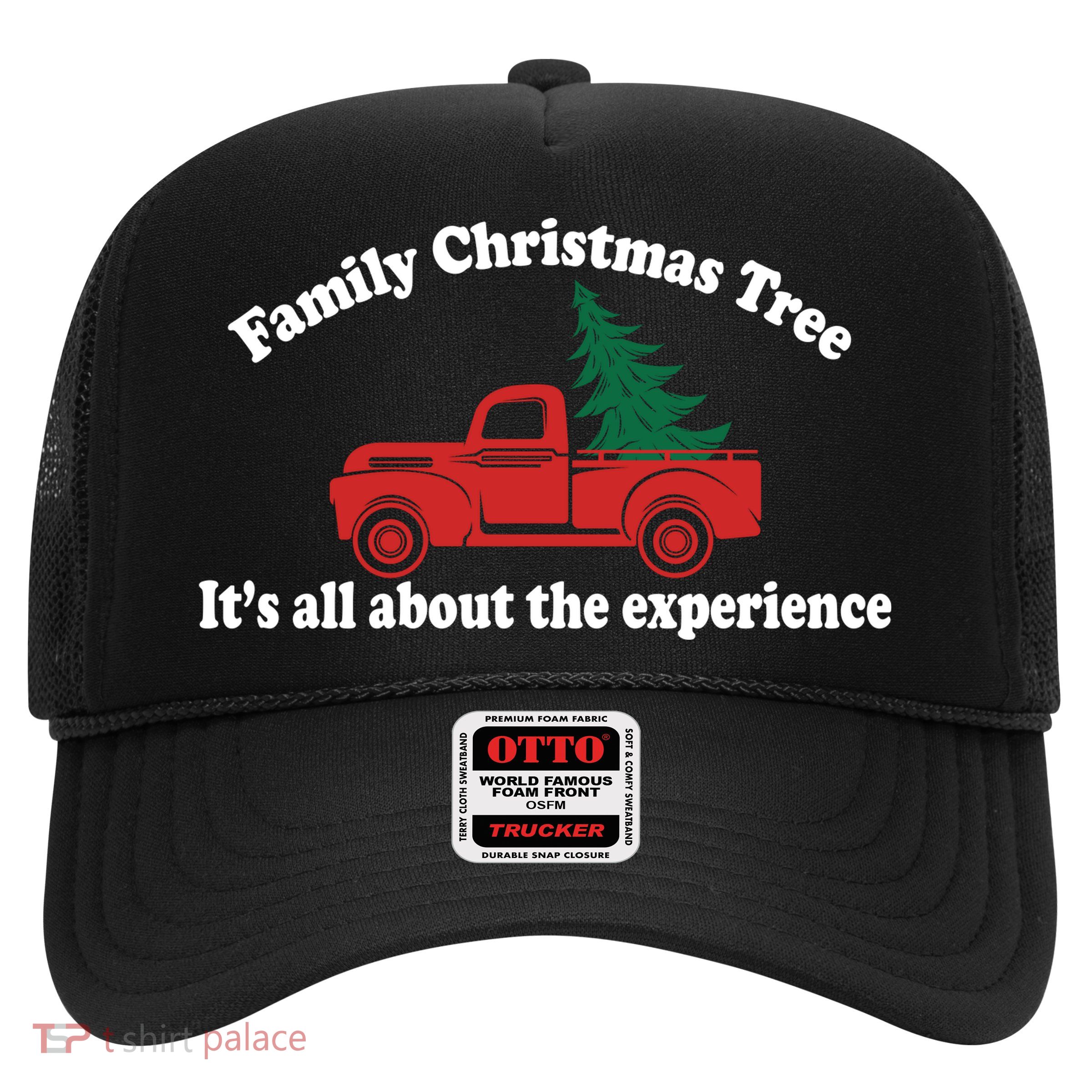 Family Christmas Tree Trucker Hat