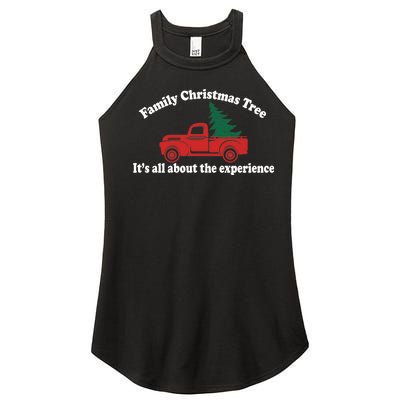 Family Christmas Tree Women’s Perfect Tri Rocker Tank