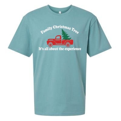 Family Christmas Tree Sueded Cloud Jersey T-Shirt