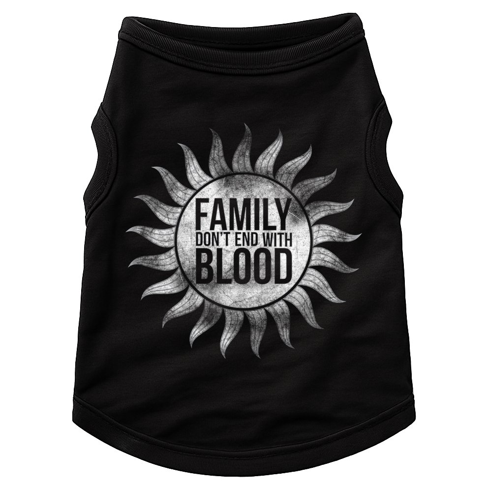 Family Don't End With Blood Doggie Tank