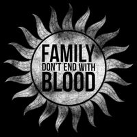 Family Don't End With Blood Cooling Performance Crew T-Shirt