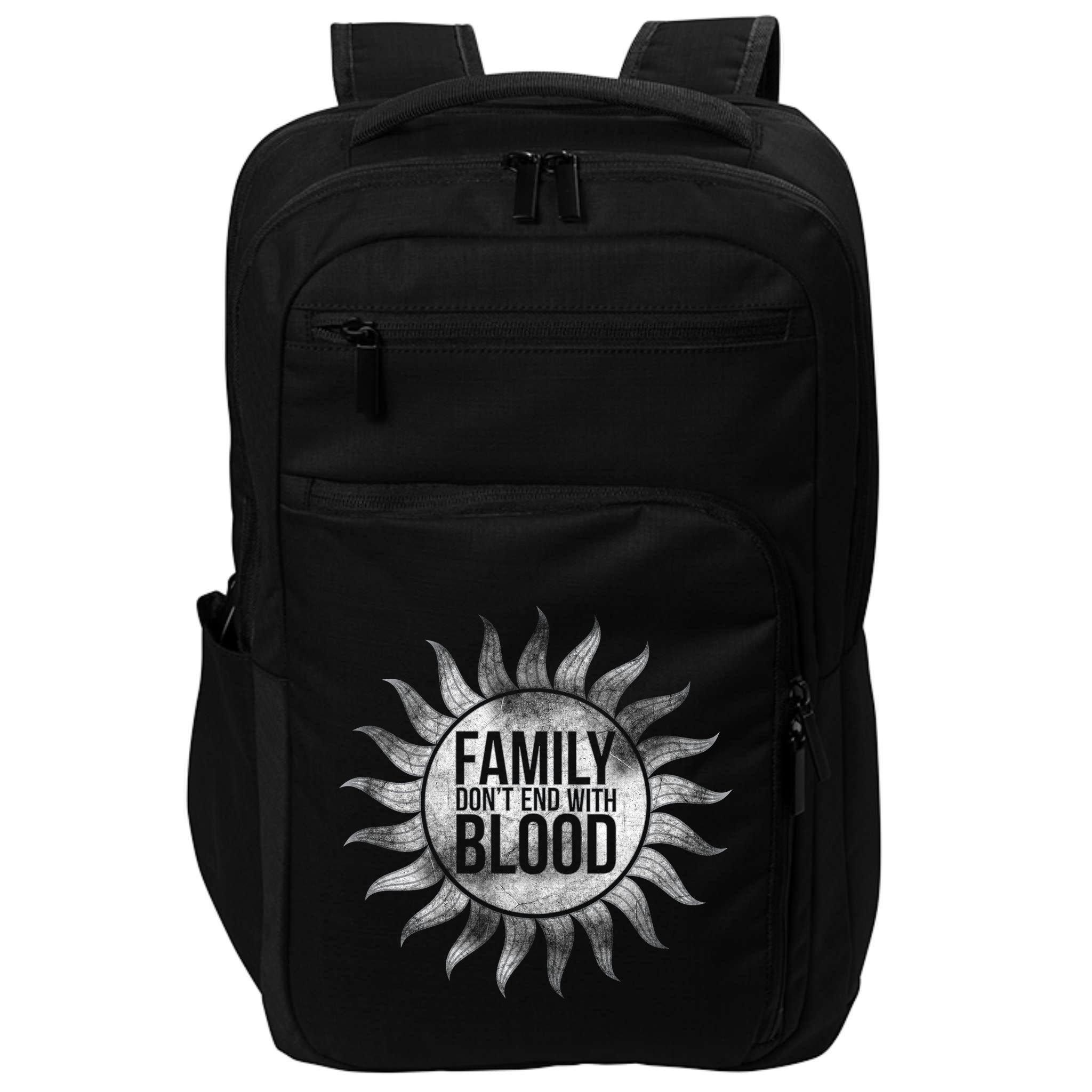 Family Don't End With Blood Impact Tech Backpack