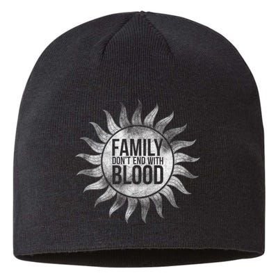 Family Don't End With Blood Sustainable Beanie